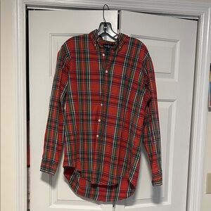 Polo Ralph Lauren Red and Green Plaid Shirt